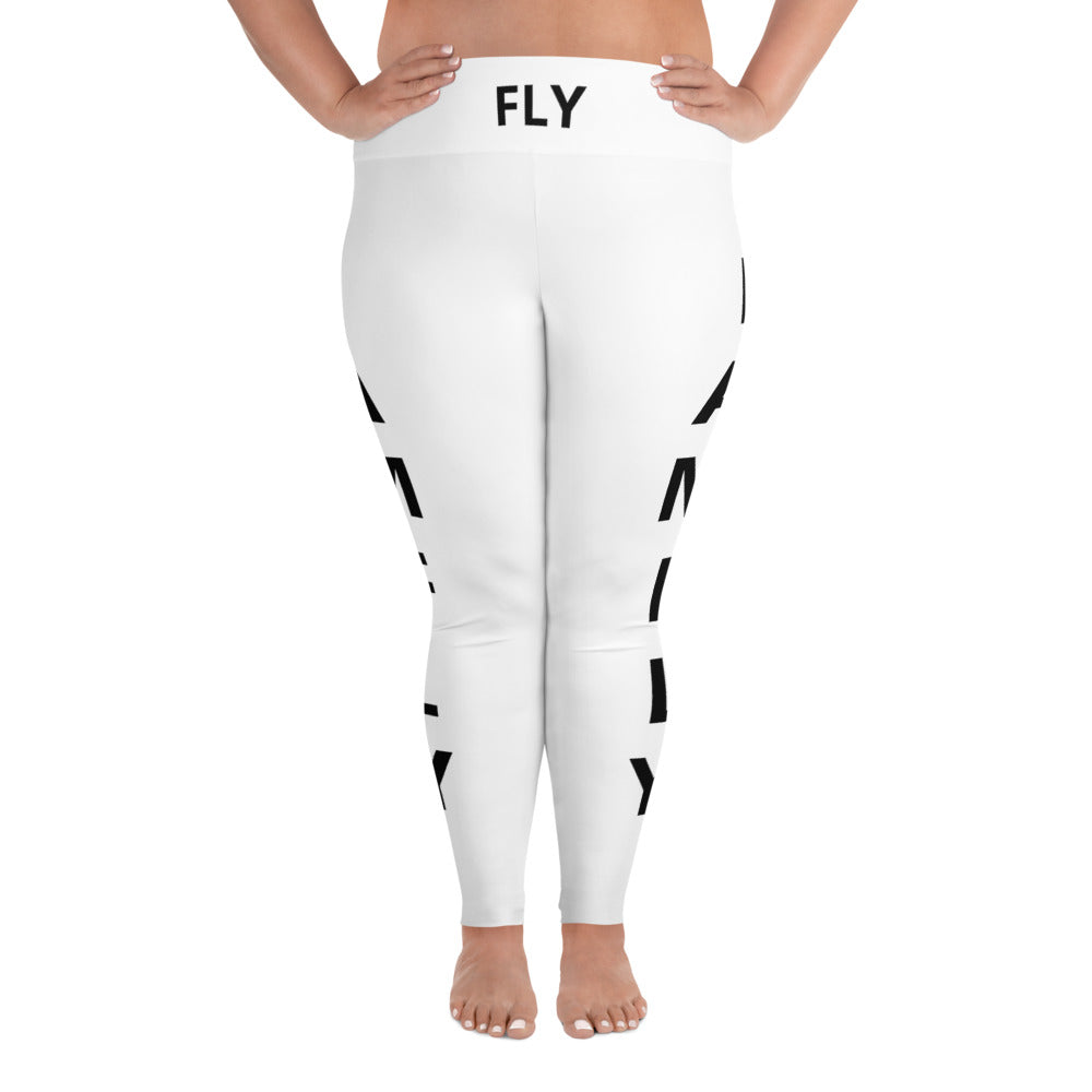 All-Over Print Plus Size Leggings
